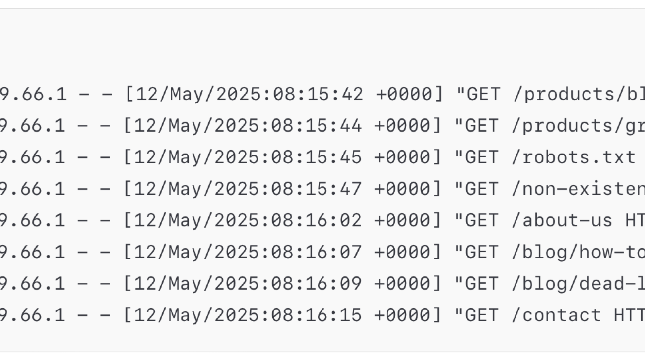 log file SEO