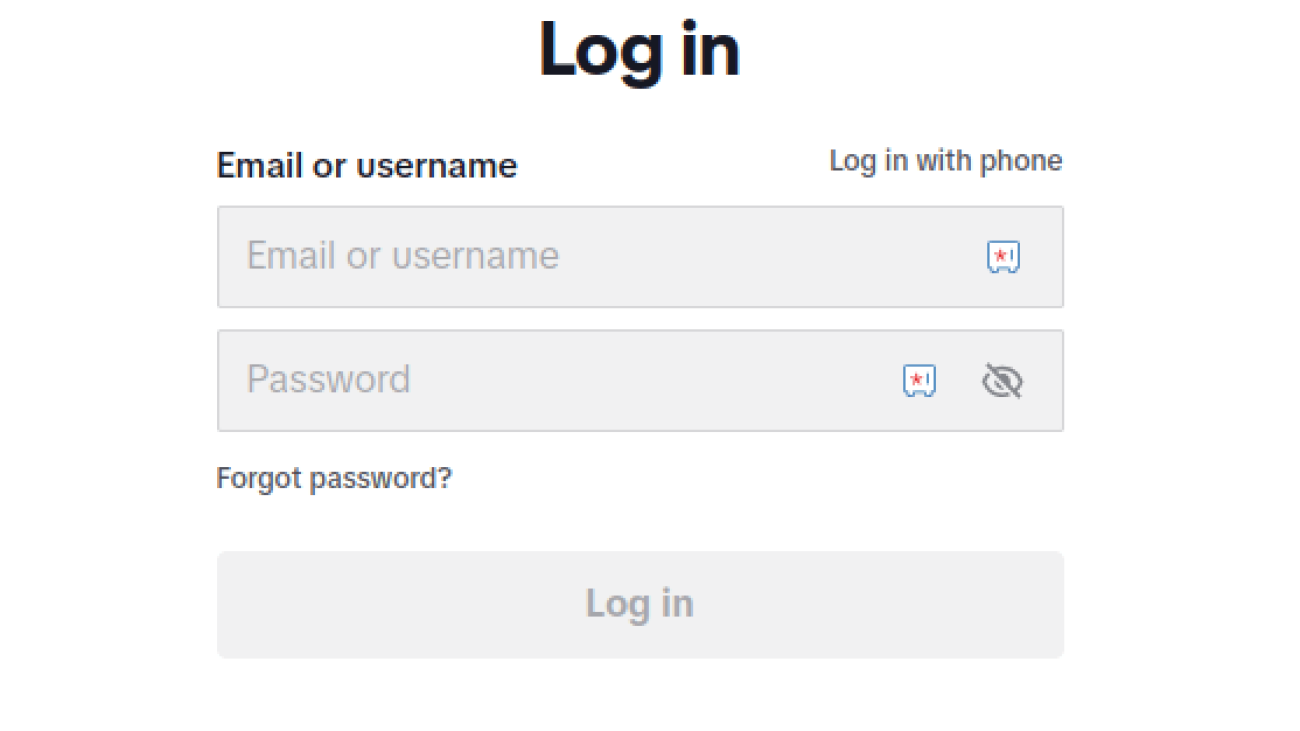 Tiktok Login